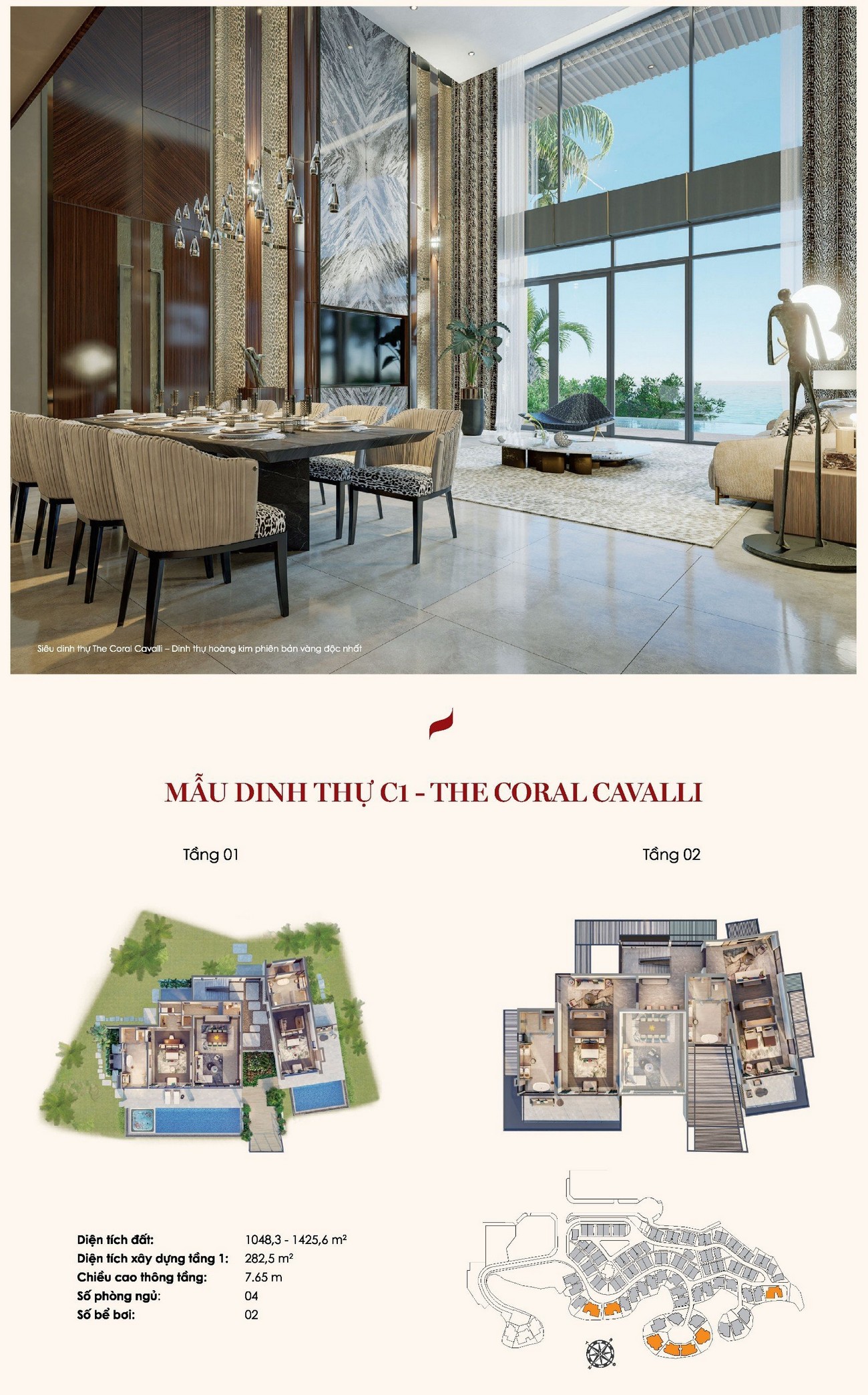 Thiết Kế Dinh Thự The Coral Vvip Gran Melia Nha Trang