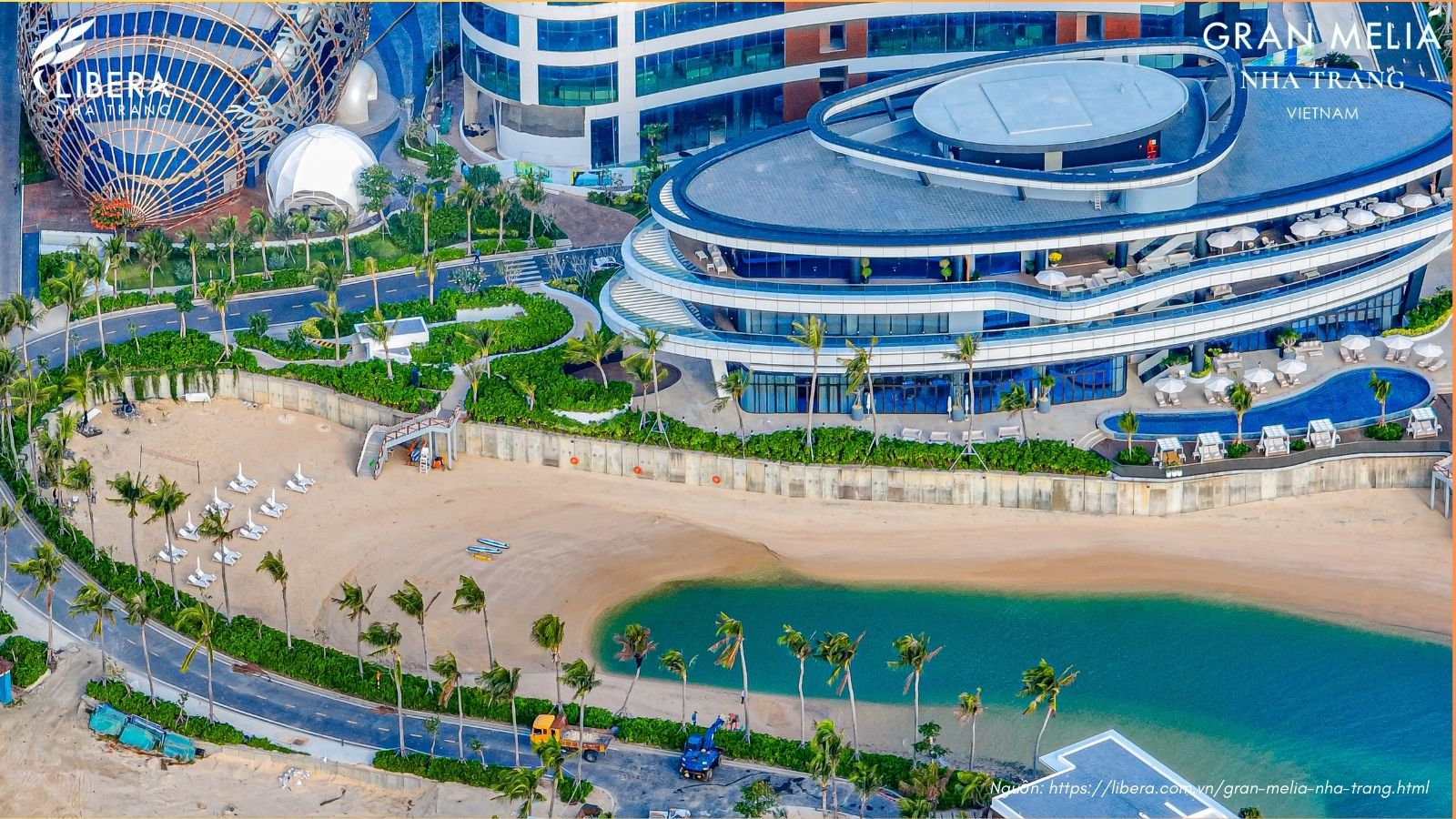 Tiện ích Bãi Biển Riêng Gran Melia Nha Trang