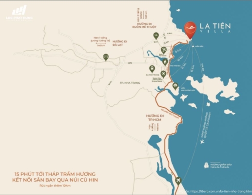 Sơ Đồ Vị Trí Dự Án La Tiên Nha Trang