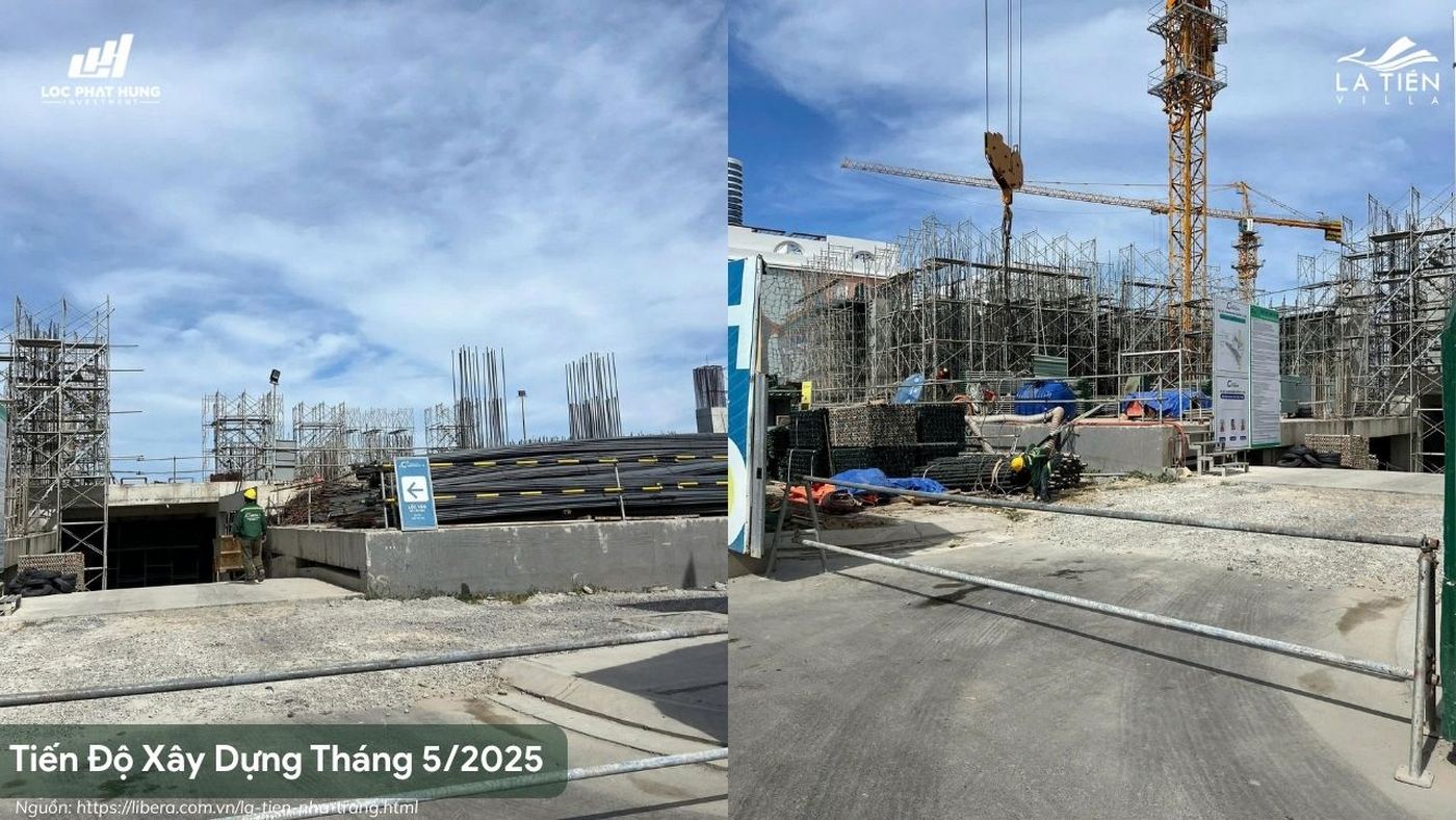 Tiến Độ Xây Dựng La Tiên Villa Mới Nhất Tháng 5/2025