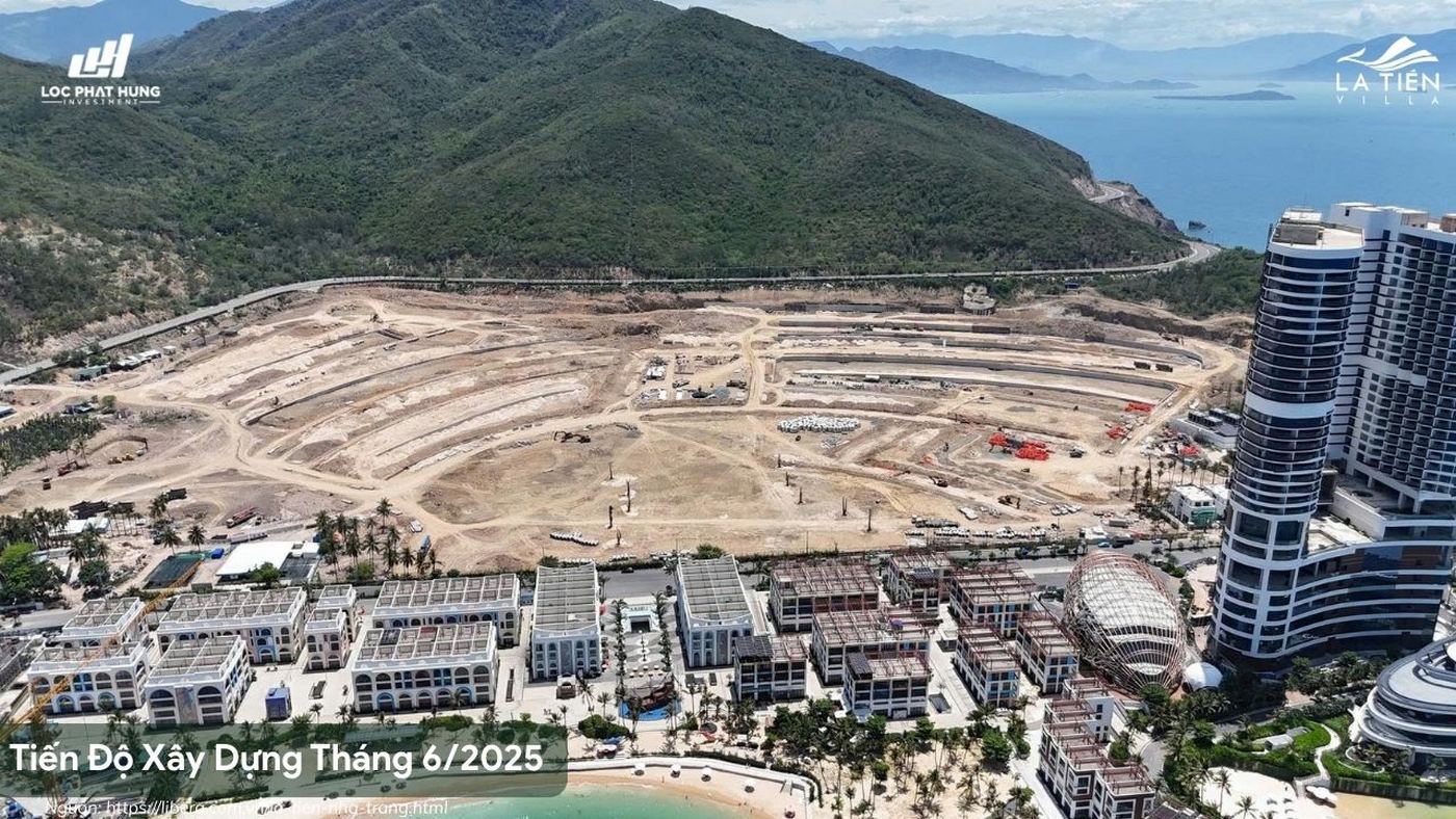 Tiến Độ Xây Dựng La Tiên Villa Mới Nhất Tháng 6/2025