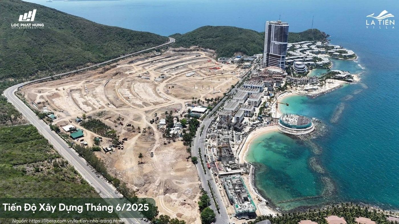 Tiến Độ Xây Dựng La Tiên Villa Mới Nhất Tháng 6/2025