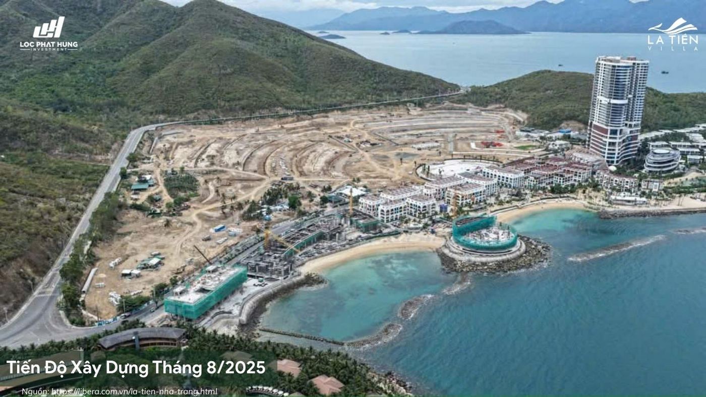 Tiến Độ Xây Dựng La Tiên Villa Mới Nhất Tháng 8/2025