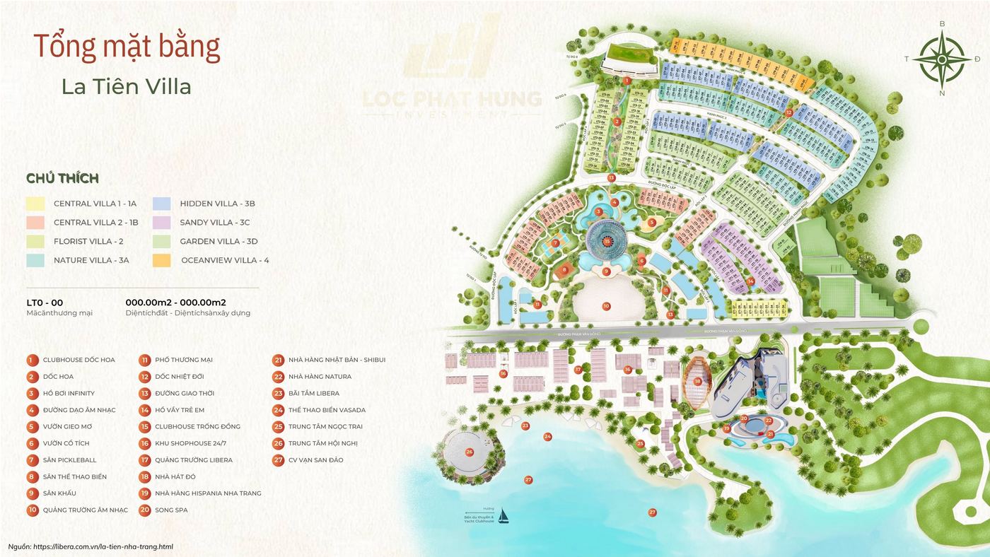 Tong Quan Mat Bang Du An La Tien Nha Trang