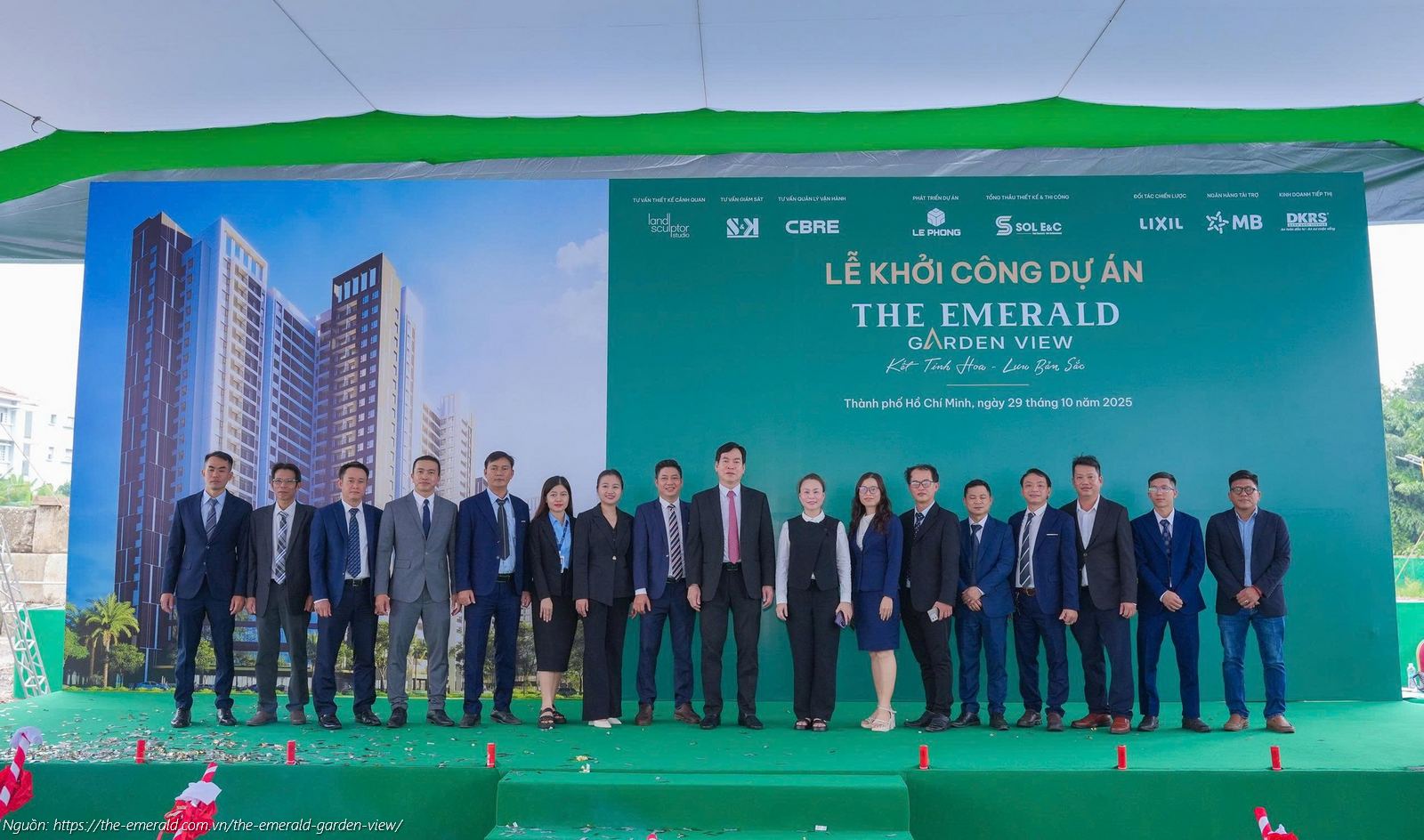 Lễ khởi công xây dựng dự án The Emerald Garden View