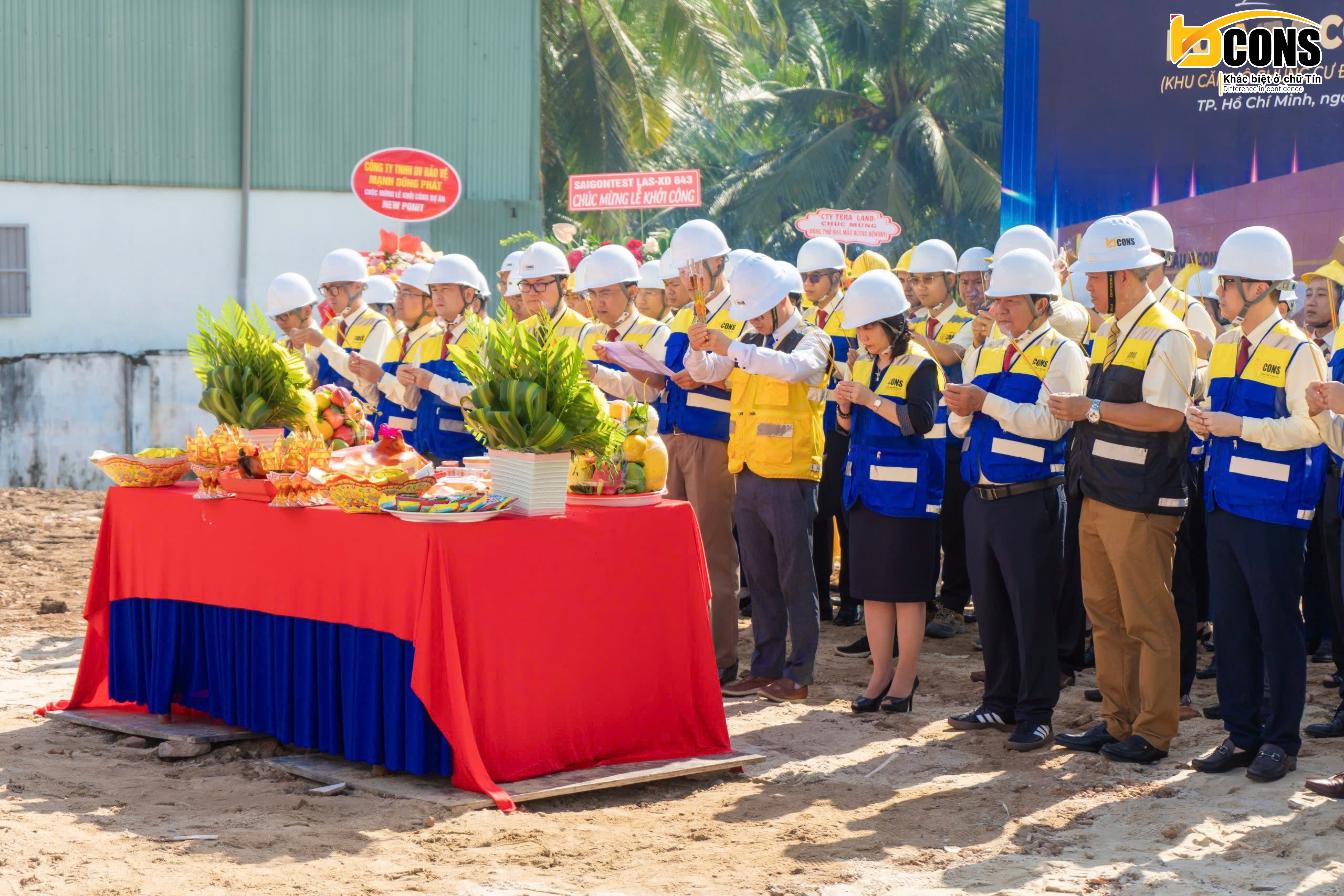 Khởi công xây dựng Nhà Mẫu Bcons New Sky Khởi công xây dựng Nhà Mẫu Bcons New Sky