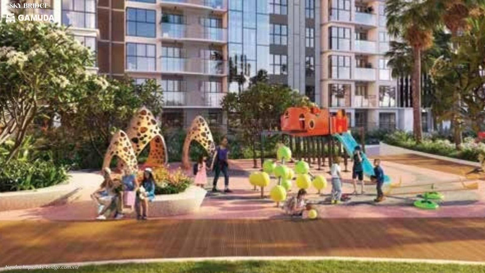 Khu vui chơi trẻ em SkyBridge by Gamuda Land