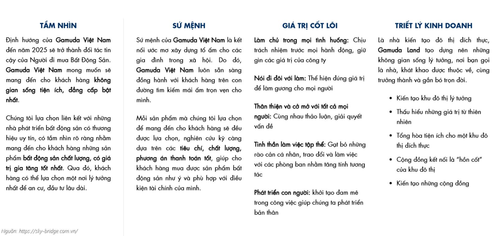 Sứ mệnh và tầm nhìn "Nhà kiến tạo đô thị" (Town-maker) của Gamuda Land tại dự án Sky Bridge