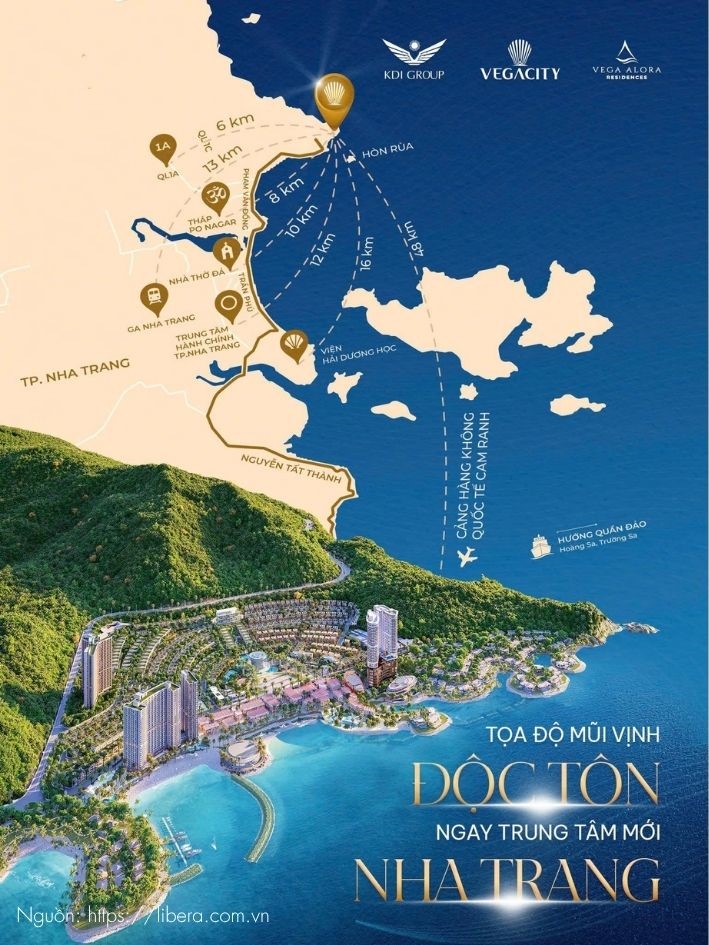 Vị Trí Dự án Căn Hộ Chung Cư Vega Alora Residences